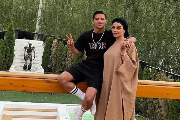 مهدی قایدی و همسرش