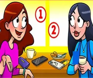 بازی فکری؛ اگه با هوشت همه رو ذله مله کردی بگو کدوم خانم تو کافه فقیر و سیس پولدارا