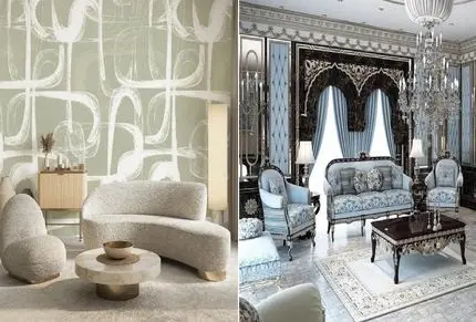 کاغذ دیواری هایی که در دکوراسیون امروزی مد هستند؛ انتخابی درخور خانه های اعیانی و شیک