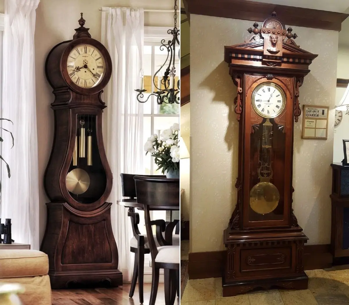 Vintage Grandfather Living room Clocks