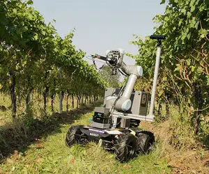 کشاورزی نوین؛ تو آمریکا هیچکی واسه میوه چیدن نمیره رو درخت ربات میوه چین دارن شاهکار