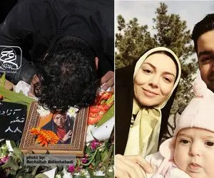 ضجه های دردناک همسر آزاده نامداری در آخرین وداع!