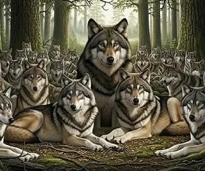 بازی فکری؛ فقط 1 نفر از 100 نفر میتونن عنکبوت رو بین گرگ های دَدمنش پیدا کنن