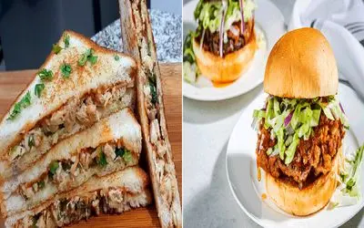 طرز تهیه ساندویچ مرغ و قارچ/ یه لقمه خوشمزه که جون میده برای گرسنگی‌ های فوری