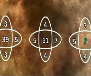 بازی فکری؛ 99 درصد ادما نتونستن  عدد گمشده  تو اشکال بیضی رو درست جواب بدن