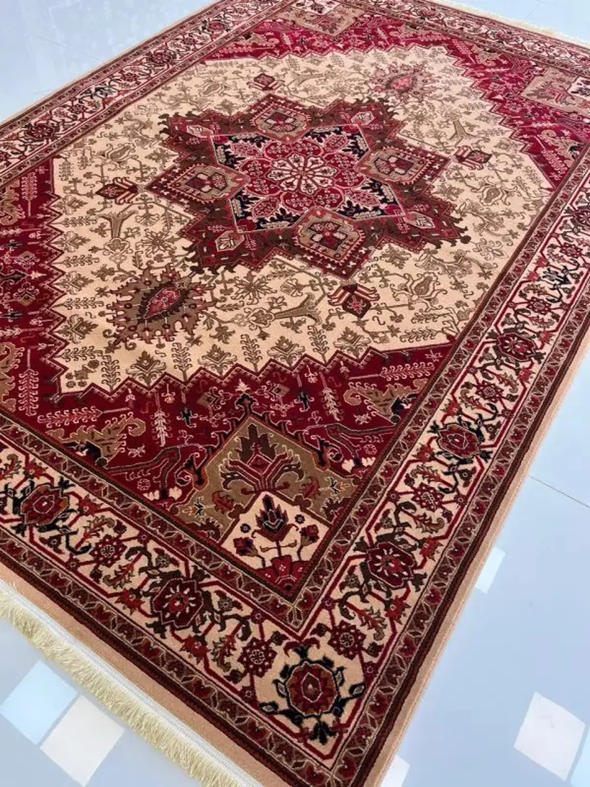 ست کردن فرش آشپزخانه با کابینت