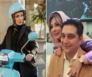 ژست عهد قجری نیوشا ضیغمی وقتی چشماشو کج و کوله کرد/ خانوم آیفون دستته یکم به روز باش