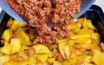 آموزش آشپزی؛ گوشت چرخ شده و پنیر رو بریزید روی سیب زمینی نتیجه فوق العاده میشه آموزش آشپزی؛ گوشت چرخ شده و پنیر رو بریزید روی سیب زمینی نتیجه فوق العاده میشه