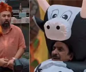 جوکر 2 دوئل آخر افتاده به عمو رشید و علی اوجی،عمو رشید گاو هندستون شده میخواد شیر بده