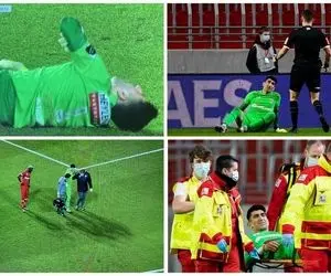 علیرضا بیرانوند با خودش چه کرد ؛ بیرانوند دوباره مصدوم شد