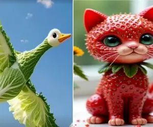 هنر در مرز خیال و مزه / حیوانات اگر سبزیجات بودند