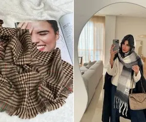 مدل شال های زمستانی جدید / پالتوها که کلا ساده هستن تو رو شال مانور بده خیلی خوشگلن