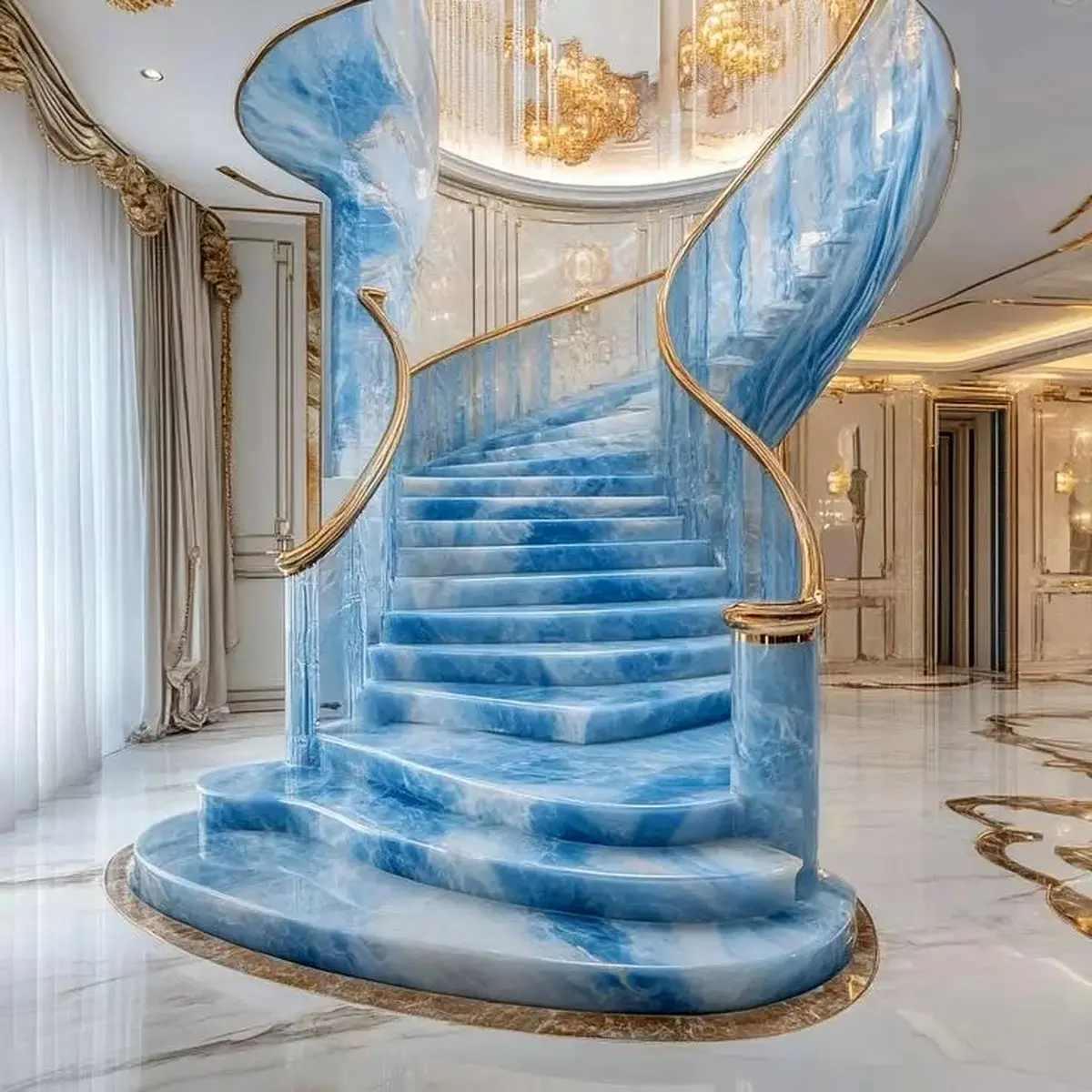 سبک های راه پله با مدل و متریال رویایی؛ هرچی تا حالا تو خونه های لاکچری دیدی اینجاست