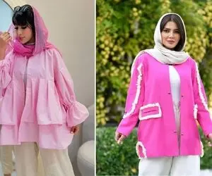 مانتو صورتی عروسکی؛ با این انگار مثل پرنسس از وسط قصه های دیزنی پرت شدی بیرونی