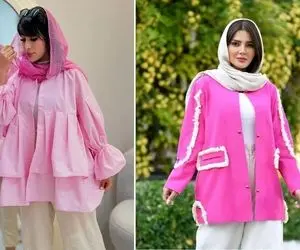 مانتو صورتی عروسکی؛ با این انگار مثل پرنسس از وسط قصه های دیزنی پرت شدی بیرونی