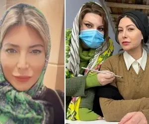 عکس عجیب "فریبا نادری" در حالی که آرایش نکرده بلکه ماست مالی کرده؛ خونش کاخ یخیه!