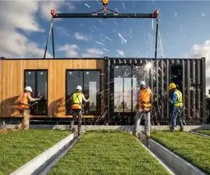 معماری خلاقانه؛ با 4 تا حلب خونه ساختن خودشونو گول بزنن کاخ نشینن