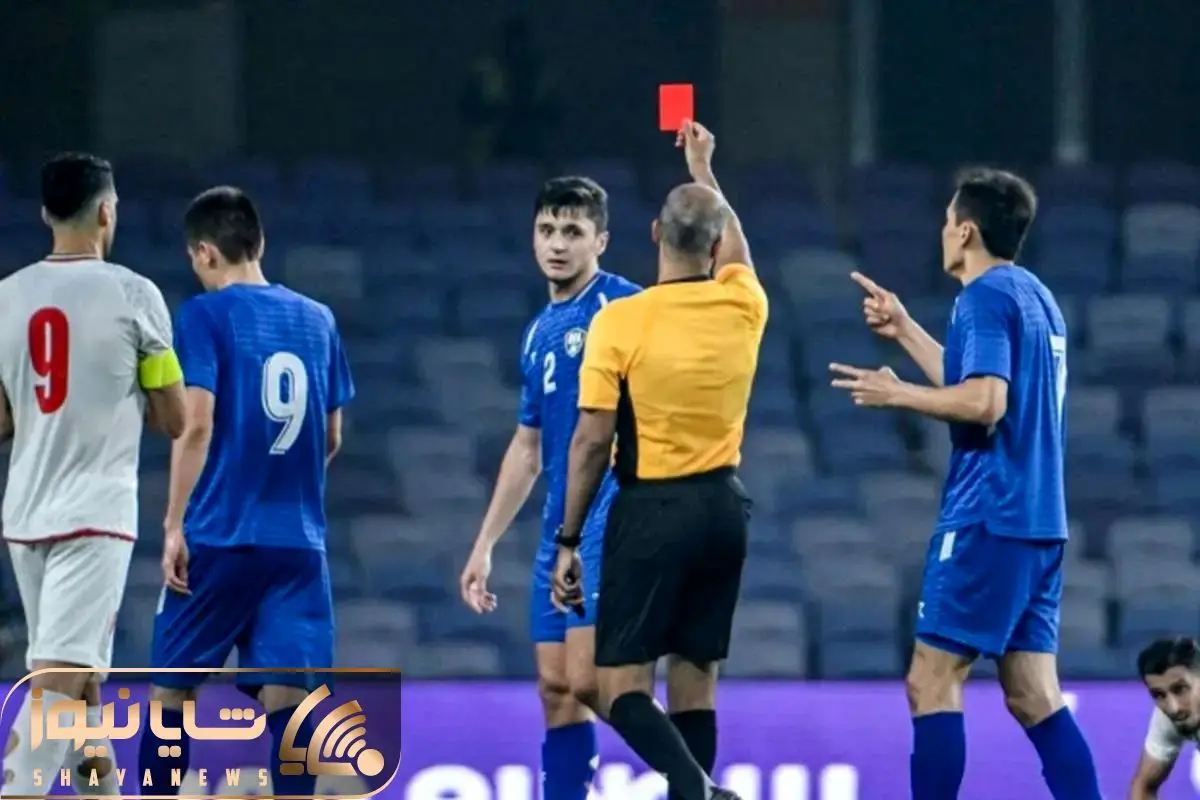 حرکت نسنجیده مدافع منچسترسیتی و اخراج مقابل ایران