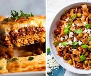 "پاستا یونانی" ماکارونیه که ادا فرنگیارو درمیاره؛ تستش نکنی باخت دادی چون خوشمزه تره