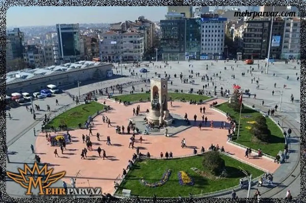 نمایی از میدان تکسیم استانبول