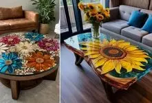 ایده های متنوع میز شفاف برای جلوی مبلمان؛ سبکی که لاکچری های بالا شهری استفاده میکنن