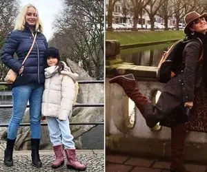 "مهناز افشار" یه مامان باحال تو آلمان؛ خانوم رفت تو یه خانومِ دیگه عکس گرفت!