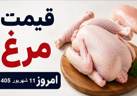قیمت مرغ امروز چهارشنبه 11 شهریور 1405 | مرغ منجمد چند؟
