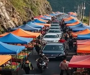 معماری طبیعت؛ کوه لرزید هر چی تخته سنگ بود ریخت رو سر مردم