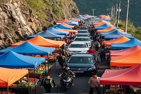 معماری طبیعت؛ کوه لرزید هر چی تخته سنگ بود ریخت رو سر مردم