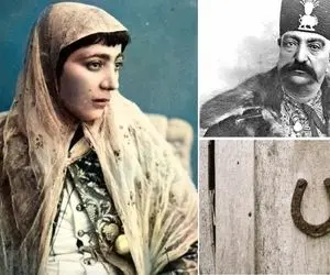 (ویدیو) نعل کردن زنان حرمسرای قاجار / سوگولی رقاصی که ناصرالدین شاه نعلش زد !