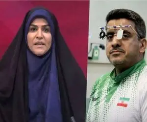 هدیه ویژه قهرمان المپیک به مجری شجاع در حمله رژیم صهیونیستی