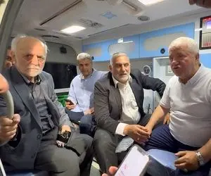 علی پروین سوار آمبولانس شد آمبولانس پلمپ شد!