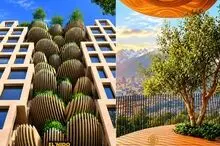 ساختمان مسکونی EL NIDO در زعفرانیه؛ باغ هایی معلق در دل ساختمان