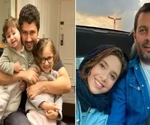 عکس بازیگران ایرانی با بچه هاشون؛ کوچولوی احمد مهرانفرو مثل نون خامه ای گرد و شیرینه