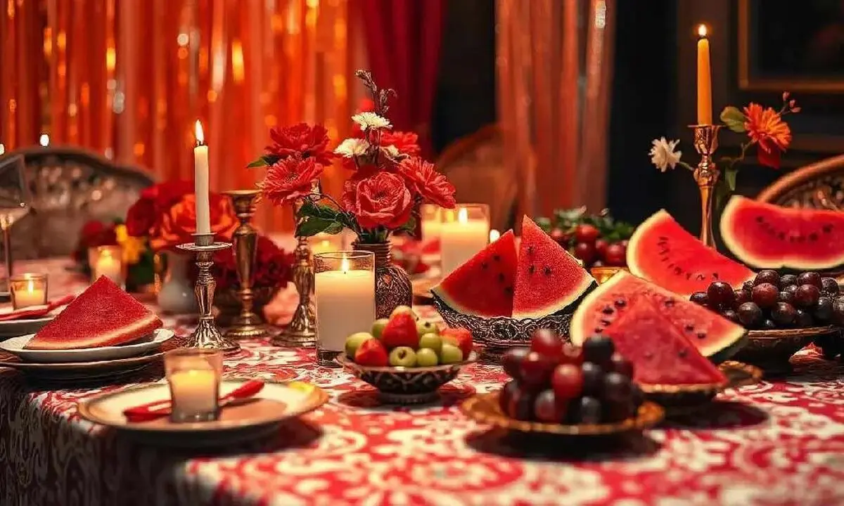 سفره شب یلدا