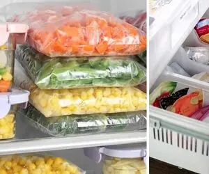راهنمای نظم دهی و چیدمان فریزر / به روش کدوبانوها فضای فریزر رو مرتب کنید