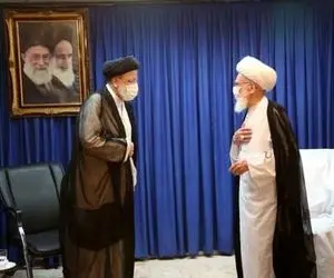 رئیسی با آیت‌الله نوری همدانی دیدار کرد