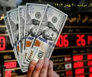 قیمت دلار امروز دوشنبه 20 بهمن؛ سلام دلار به 162 هزار تومان