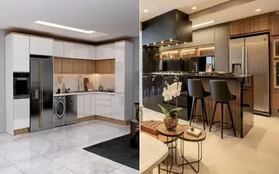 بهترین رنگ کابینت برای آشپزخانه مدرن؛ انتخاب ثروتمندان لوکس پسند در سراسر دنیا