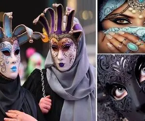 زنان جذاب عرب رو نگاااا یک هیچ افتادن جلو؛ عرب و بالماسکه! این دیگه چه صیغه ایه؟