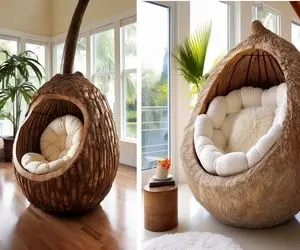 صندلی طرح نارگیل انتخابی جسورانه برای هر سبک دکوراسیون/ نمادین جاودانه و مدرن