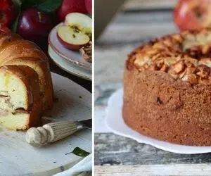 طرز تهیه کیک سیب؛ ما اوووومدیم با یه کیک میوه ای دیگه، کیکمون یه سس جذابَم داره