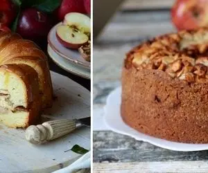 طرز تهیه کیک سیب؛ ما اوووومدیم با یه کیک میوه ای دیگه، کیکمون یه سس جذابَم داره