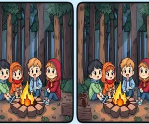 بازی فکری؛ اگه بند بند وجودتو هوش برداشته داره میره 3 تفاوت اردوی جنگل بچهارو بگو