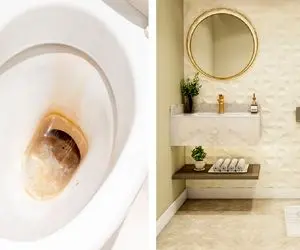 از بین بردن زردی و کثیفی کاسه توالت | با این روشا ایکی ثانیه مثل لحظه خریدش سفید میشه