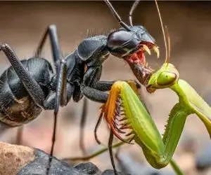 نبرد حیات وحش /  در نبرد تن به تن مورچه و ملخ چه کسی در صدر است؟