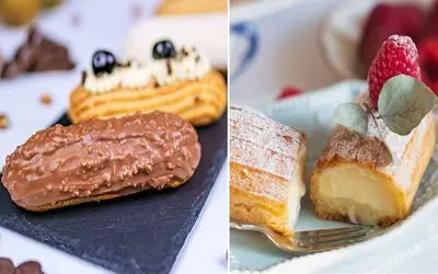 طرز تهیه شیرینی اکلر با بهترین دستور / یه شیرینی تر فوق العاده خوشمزه