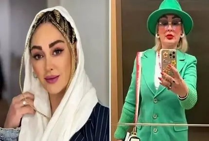 سلیقه سلبریتی؛ الهام حمیدی خونه چیده خوراک فخرفروشی پر از آیتم های زرق و برقی و طلا