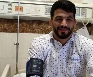 حسن یزدانی یک هفته بعد از ازدواج در بیمارستان بستری شد