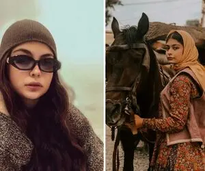 گل نسا آبجی جیران تو اینستا مدل پف پرده تیپ زده از حالا جنجالی؛ فسقله ولی پر پروتزه!